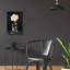 Art mural en verre épique «Dark Rose Arrangement 1» par Emma Caroline, 16 po x 24 po-450837966