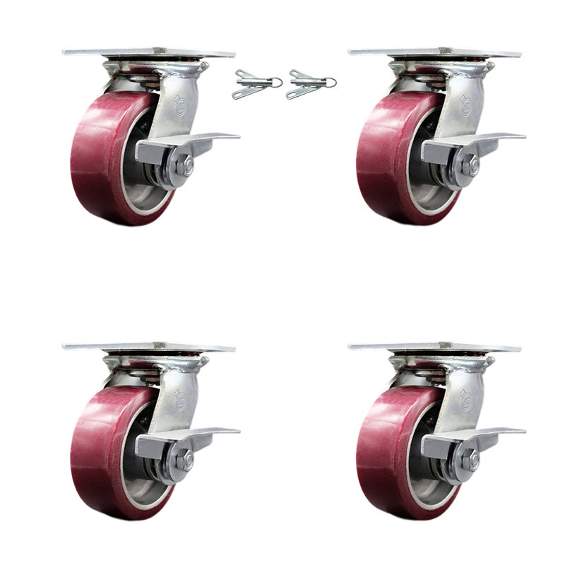 Poly on Aluminum Caster