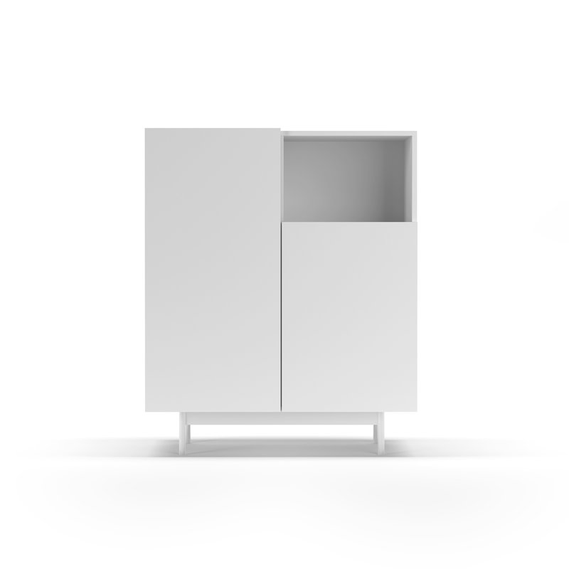 Eliscar Rectangle Accent Chest, White