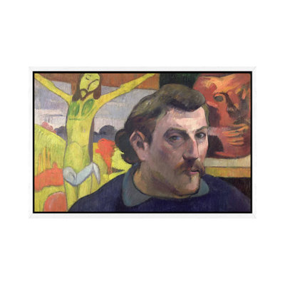 Self Portrait With The Yellow Christ by Paul Gauguin - Gallery-Wrapped Canvas Giclée on Canvas