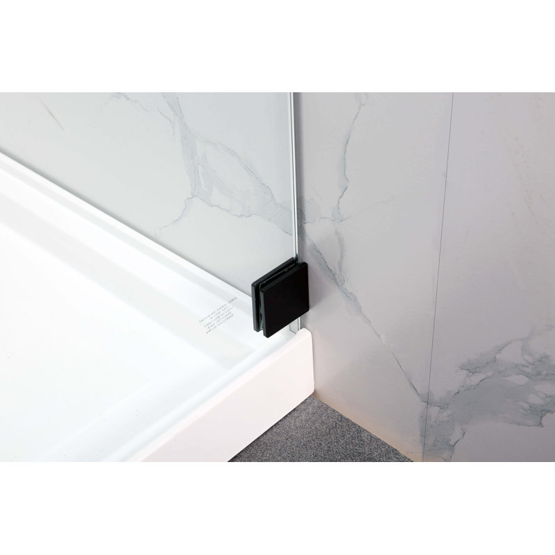 Porte de douche coulissante simple sans cadre l 60 po x h 76 po