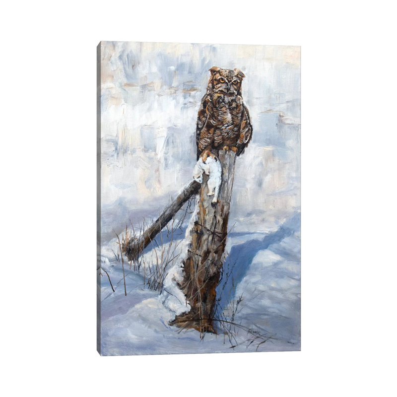 Winter Kill by Jan Perley - Wrapped Canvas Gallery-Wrapped Canvas Giclée, 20.32 cm H x 30.48 cm W