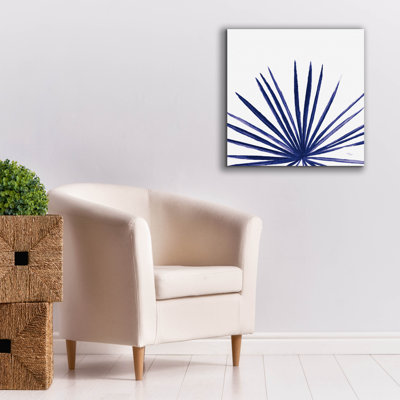 "Epic Graffiti" déclaration Palms 3 Indigo "par Wellington Studio, art mural sur toile