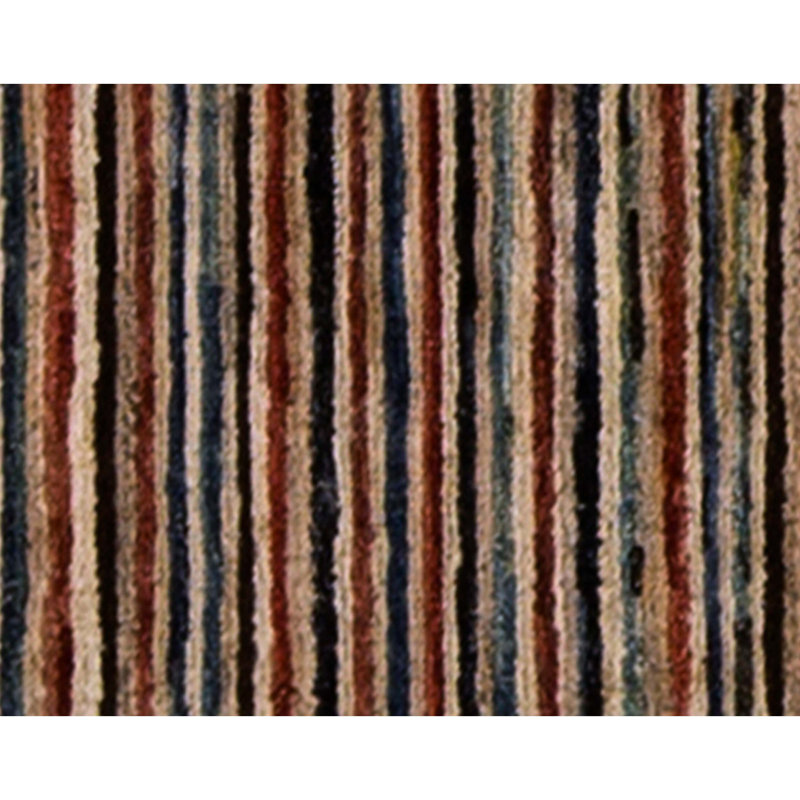Hand Knotted Wool Area Rug in Multi