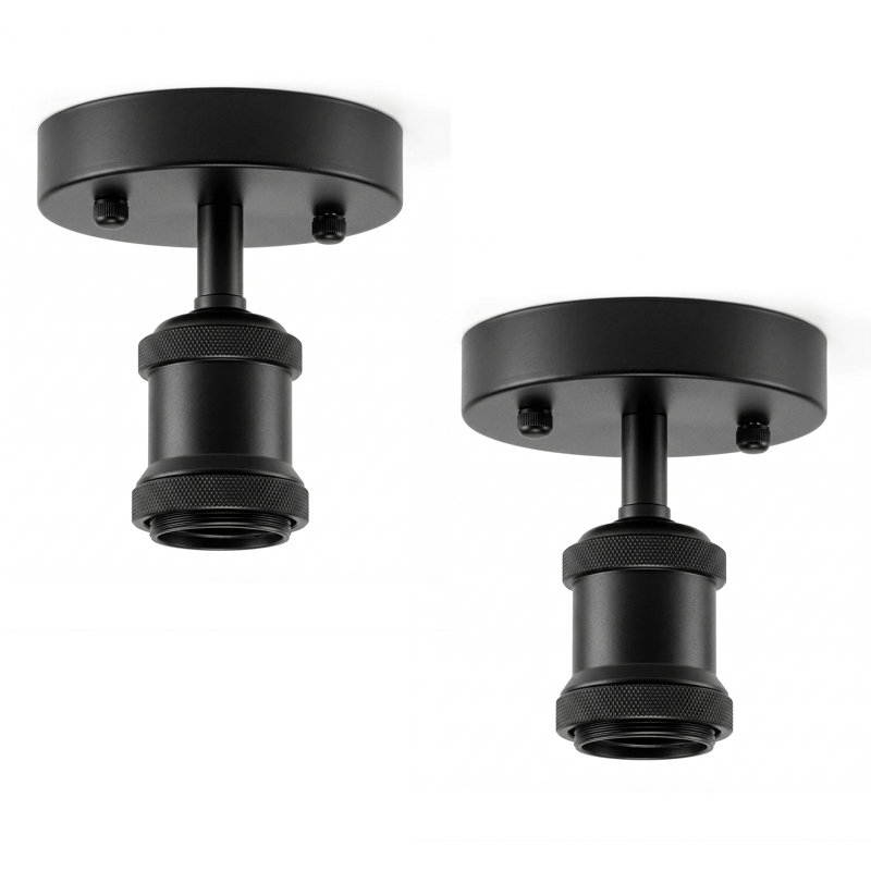 Semi Flush Mount, Black