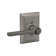 Latitude Lever with Addison Trim Bed and Bath Lock