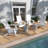 Indoor/Outdoor Modern Dual Slat Back Adirondack Style Chairs-88681458