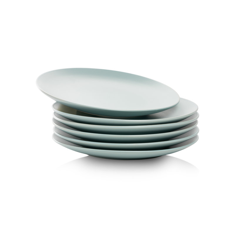 Assiette à salade 7,75 po Wazee Matte, Bleu minéral