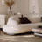 Cream-Style Straight Minimal Couch