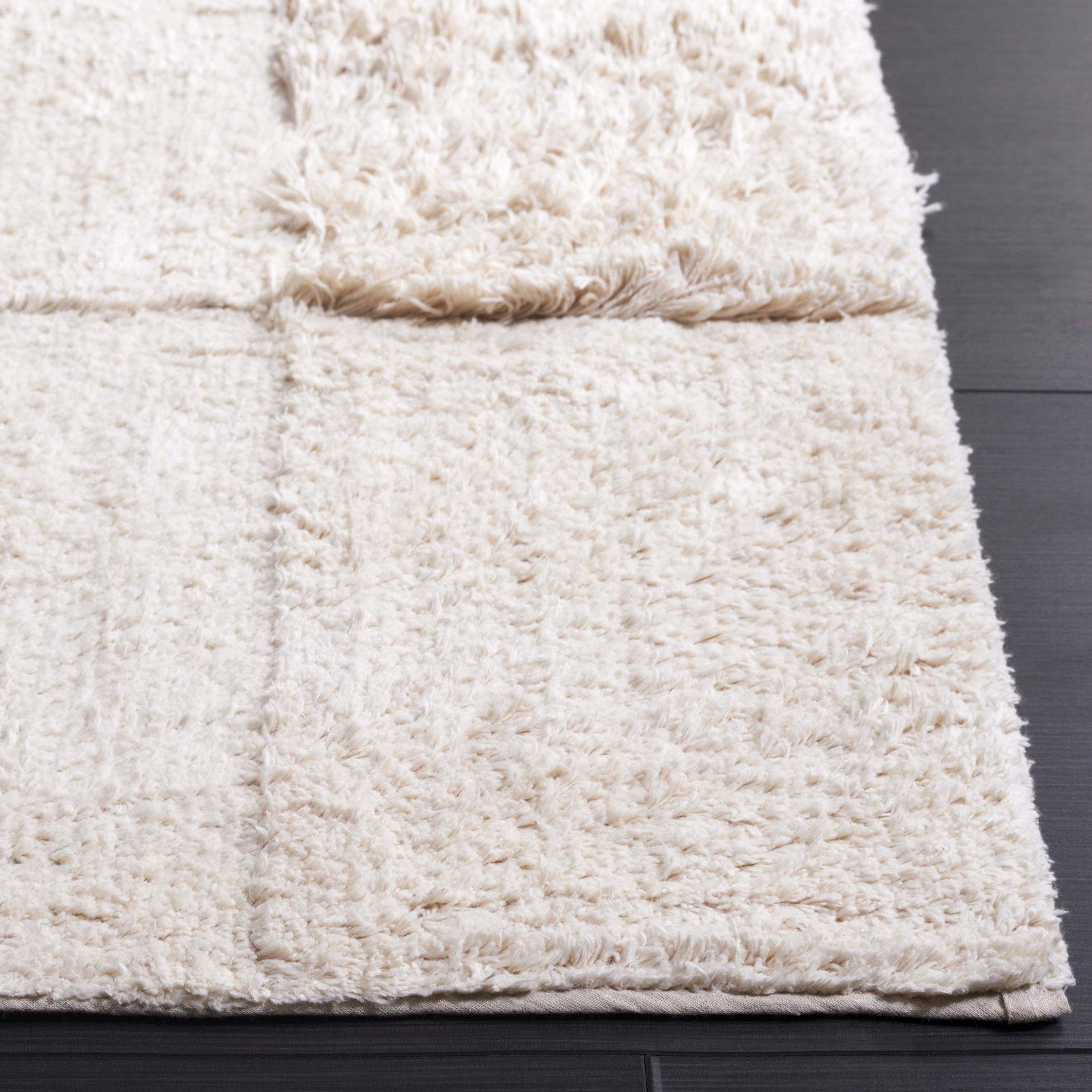 Thenuk Washable Hand-Tufted Geometric Rug, Runner 2'3" x 9'