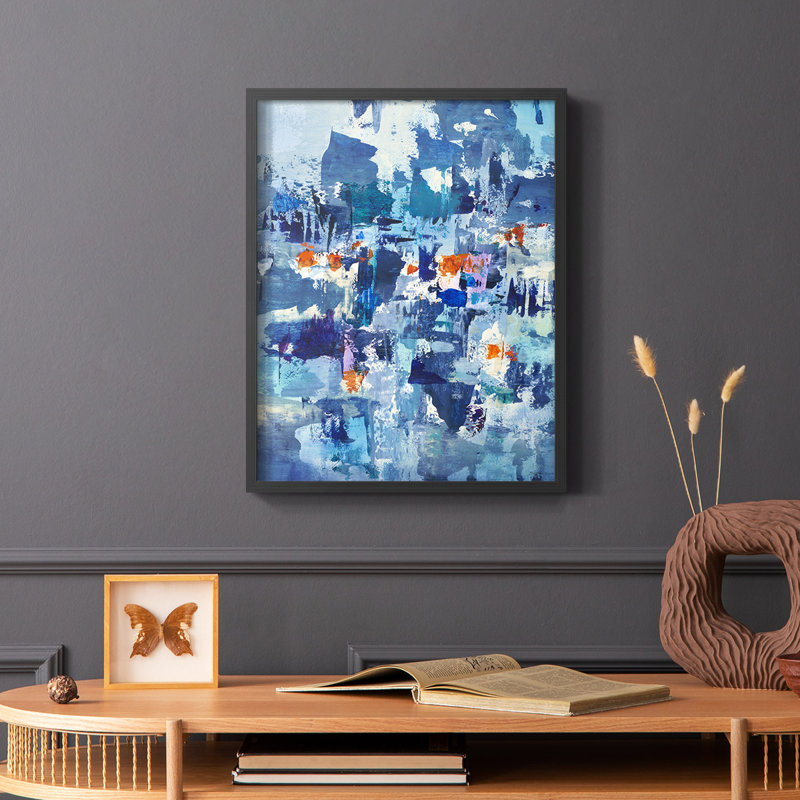 Reticent III Framed Print - Solid Wood