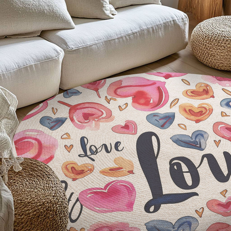 Tapis tressé Valentin, Rond 5 pi