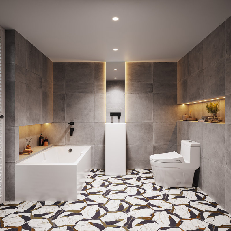 Toilette allongée une pièce Cannes 1,6 GPF