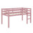 Twin Raised Loft Bed With Ladder-61052269