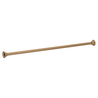 Moen 44-72-Inch Adjustable Tension Mounted Straight Shower Curtain Rod