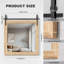 Miroir décoratif moderne en bois massif de style campagnard rustique-810249635-810249636