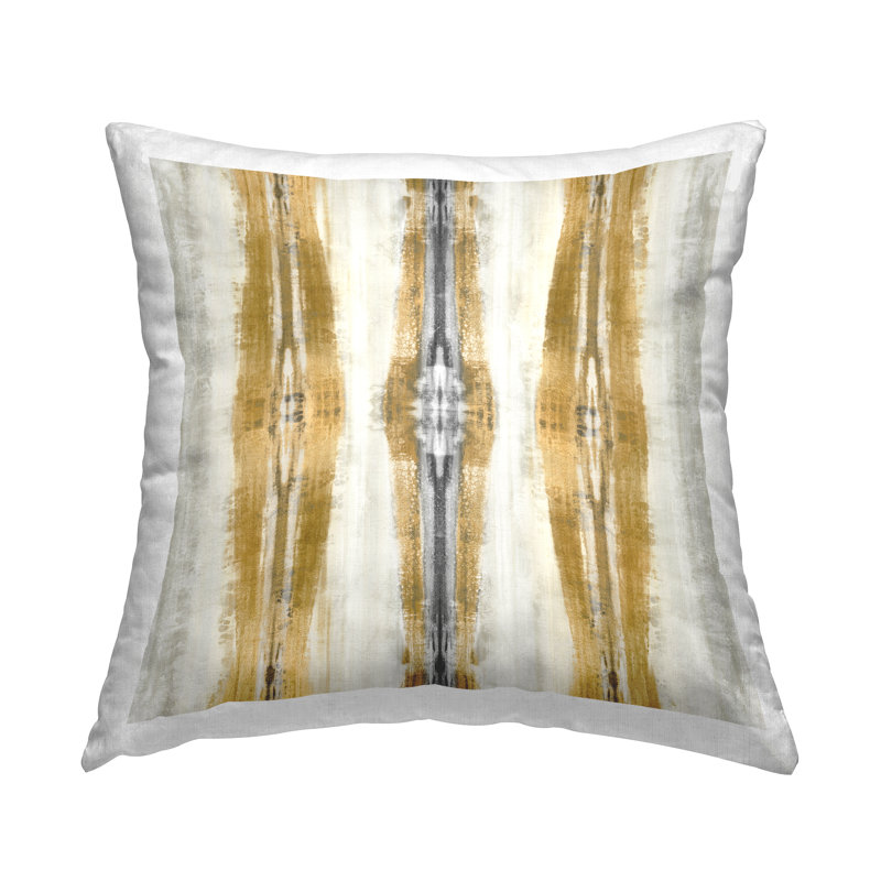 Coussin Stupell Industries Glam Ikat Trio