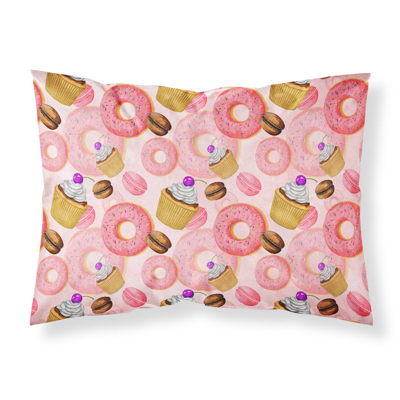Taie d’oreiller pastries doux aquarelle