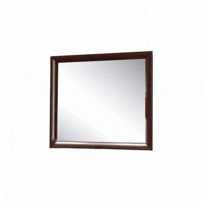 Miroir à finition espresso