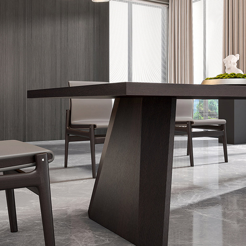 Nordic rectangular dining table, 29.53"H x 94.49"L x 35.43"W