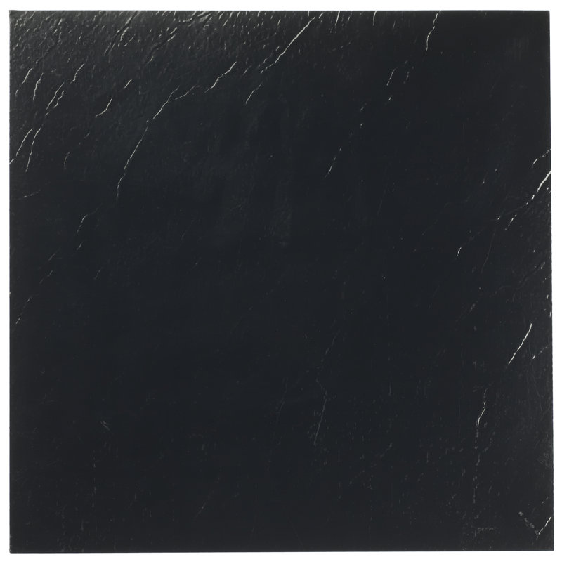 Carreau de vinyle 12 po x 12 po x 1,2 mm Sterling, Noir