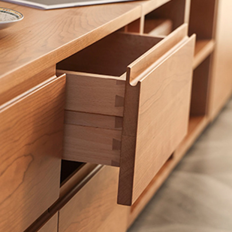Solid Wood 94.48'' W Storage Credenza - Stylish & Spacious