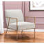 Fauteuil rembourré beige Gracie Mills-1416547265