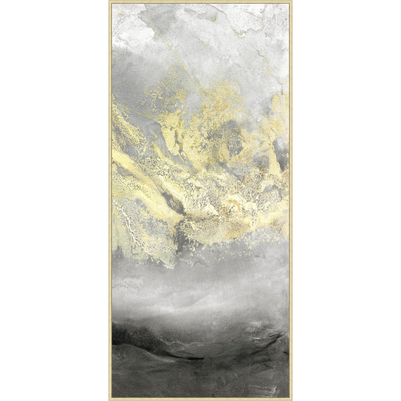 «Waves of Promise 2» par Lillian August - peinture sur toile à cadre flottant