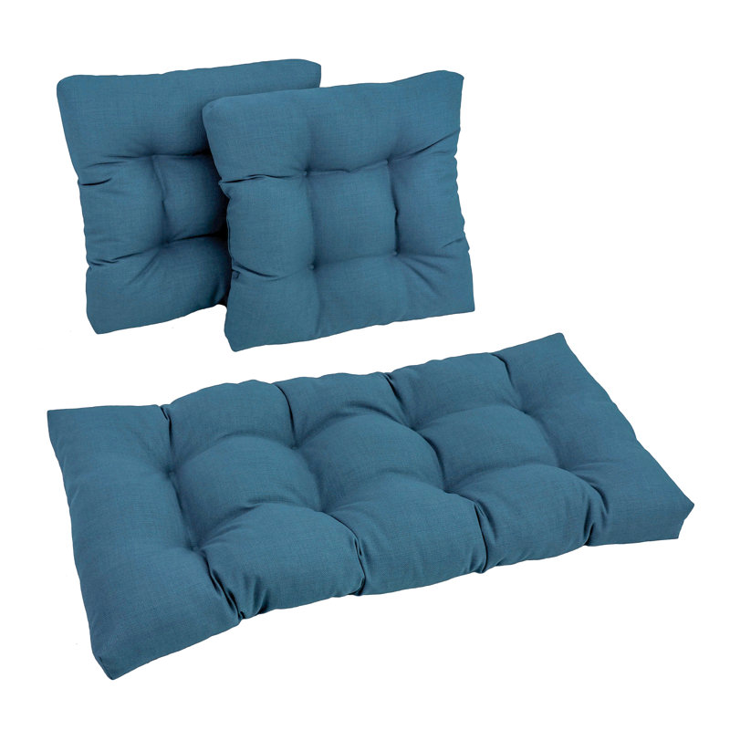 Outdoor 5'' Seating Group Seat Cushion, Sea Blue