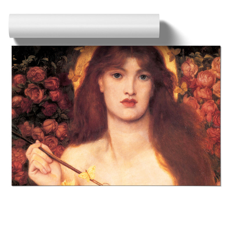 Venus Verticordia by Dante Gabriel Rossetti - No Frame Painting, 42cm H x 59cm W x 0.1cm D
