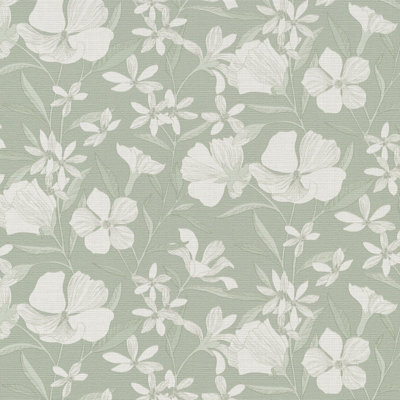 Papier peint floral