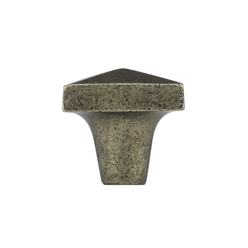 Inspiration Square Knob, Pewter Bronze