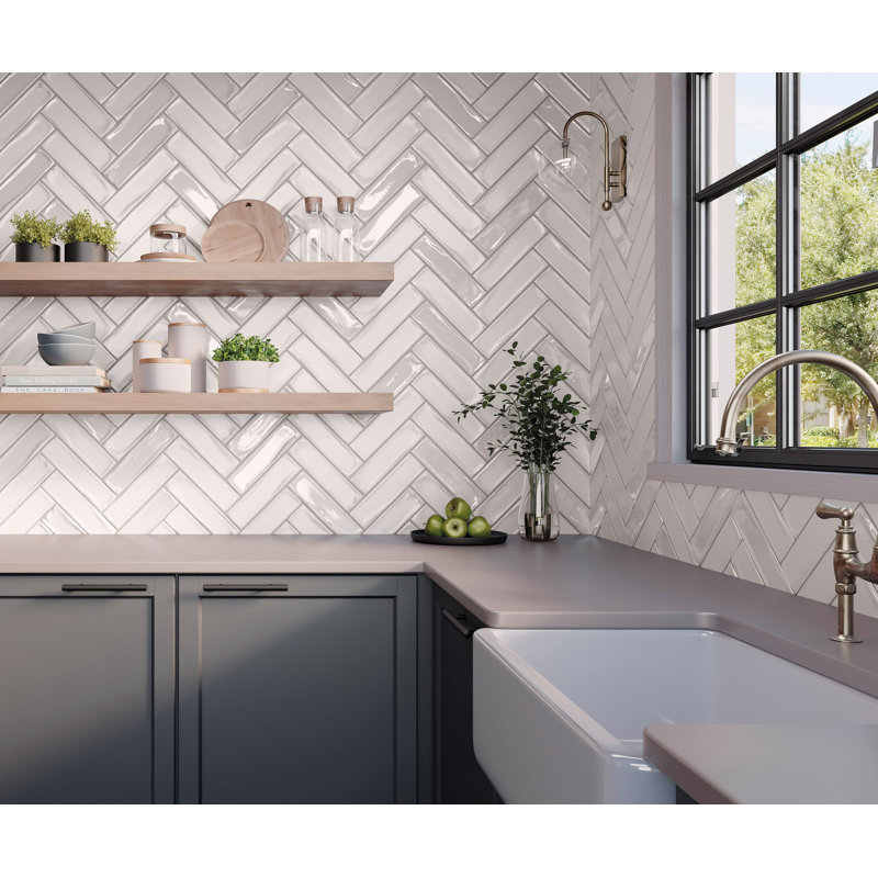 500-1801M-BLANC 03X10 MATTE PRESSED, White