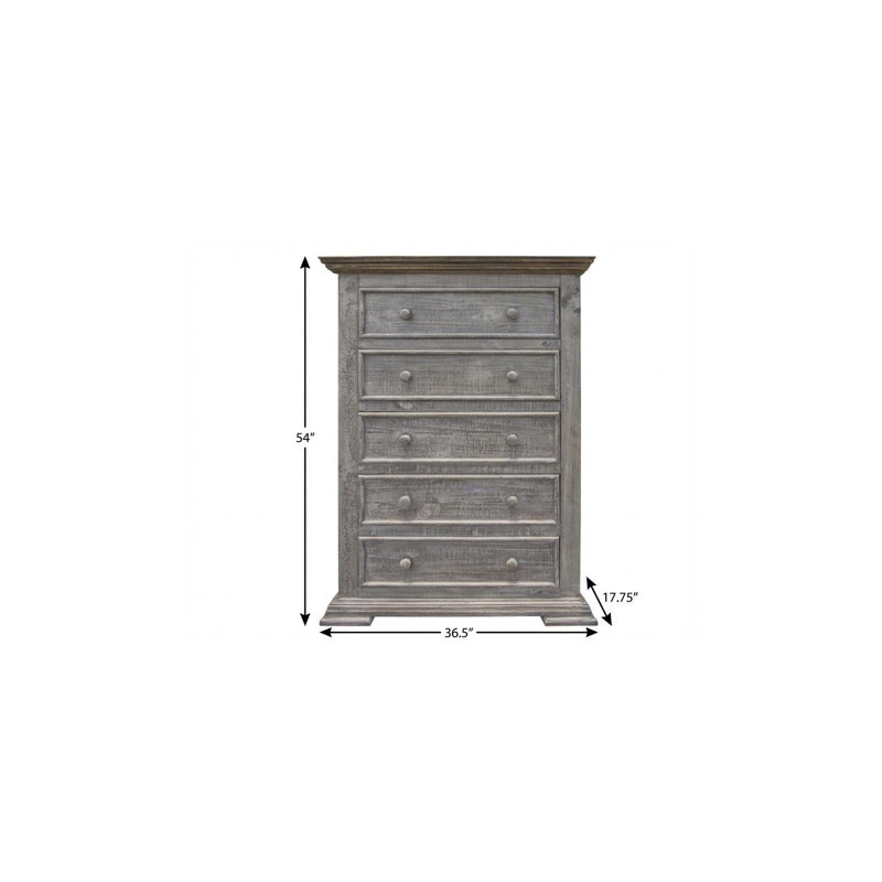 Commode à 5 tiroirs l 36,5 po HomeRoots