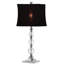 Ensemble de lampes de table métalliques / transparentes à boules 28 po Gladstone-17521563