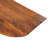 Wood Crescent Floating Wall Shelf, Brown