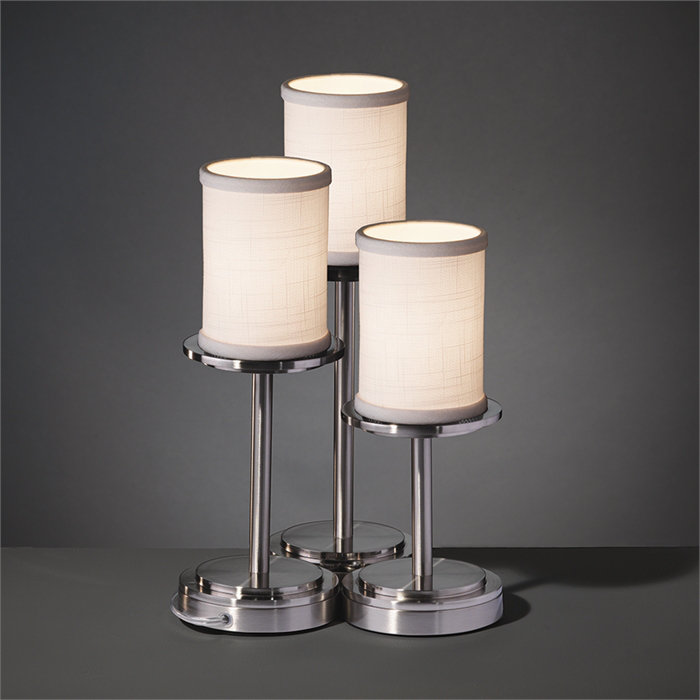 Lampe torchère 16 po favela, Crème, Bronze foncé