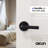  Arc Privacy Door Lever Modern Concealed Design For (Bed & Bath) – Sleek Minimalist Style in Matte Black-114645754