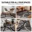 Tapis gris / noir / ivoire Devonshire-728947660