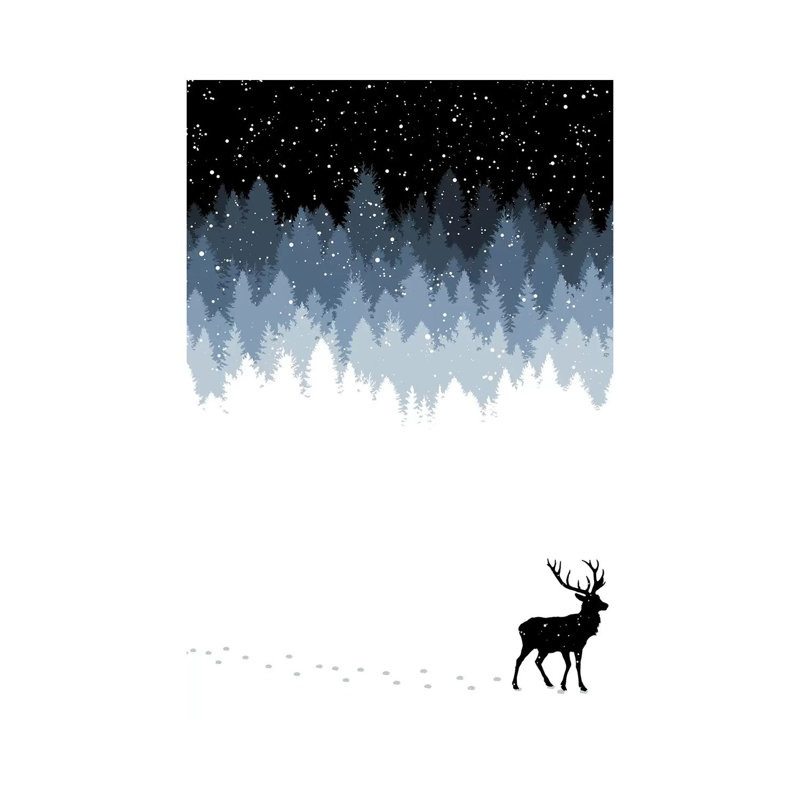 Winter Night by Tobias Fonseca - Wrapped Canvas Gallery-Wrapped Canvas Giclée, 66.04 cm H x 45.72 cm W