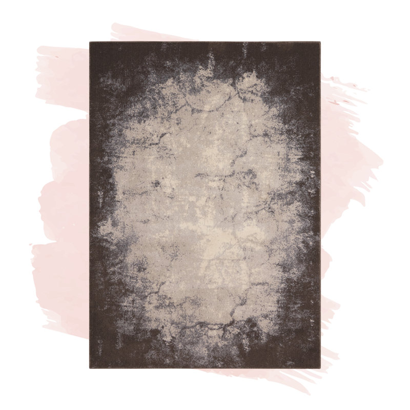 Abstract Indoor Rug, Rectangle 3'10" x 5'10"