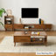 Table basse brune en bois massif brun-289020505-289020504