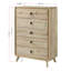 Mobilier de rangement Mid-Century Mid-Century Natural Textures