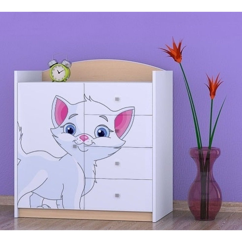 Neumann Kids 4 - Drawer Combo Dresser, Beige