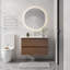 Meuble-lavabo mural flottant moderne 36 po (armoire seulement)