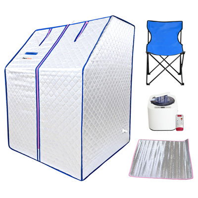 Sojourner Home Portable Kit - Steam Tent With Heater, Chair, Remote 28.64In Depth X Width 38.53In H Data Personal For Info