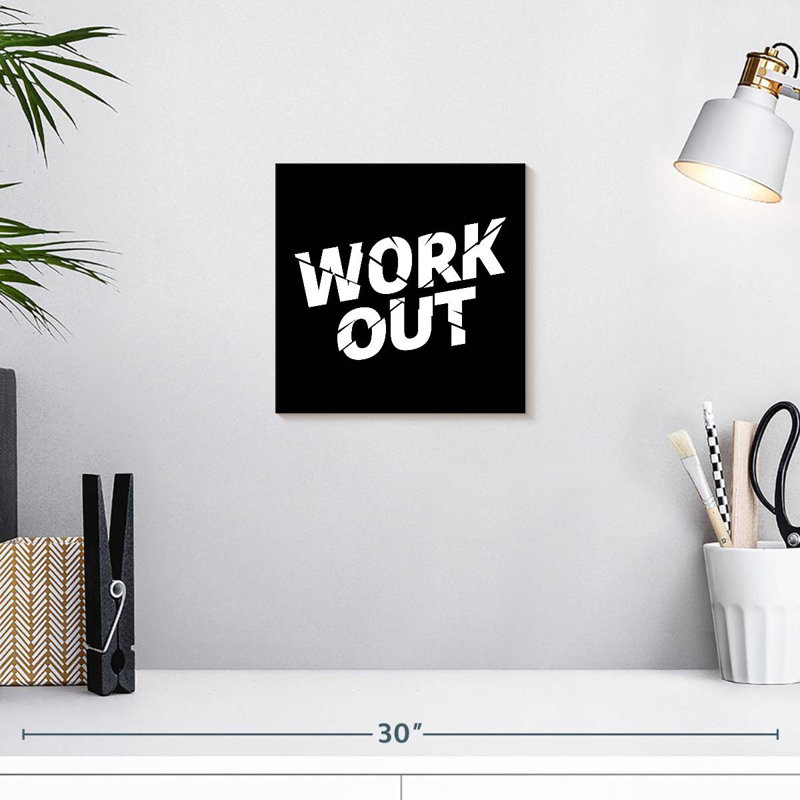 Entraînement typographique, H 10 po x l 10 po
