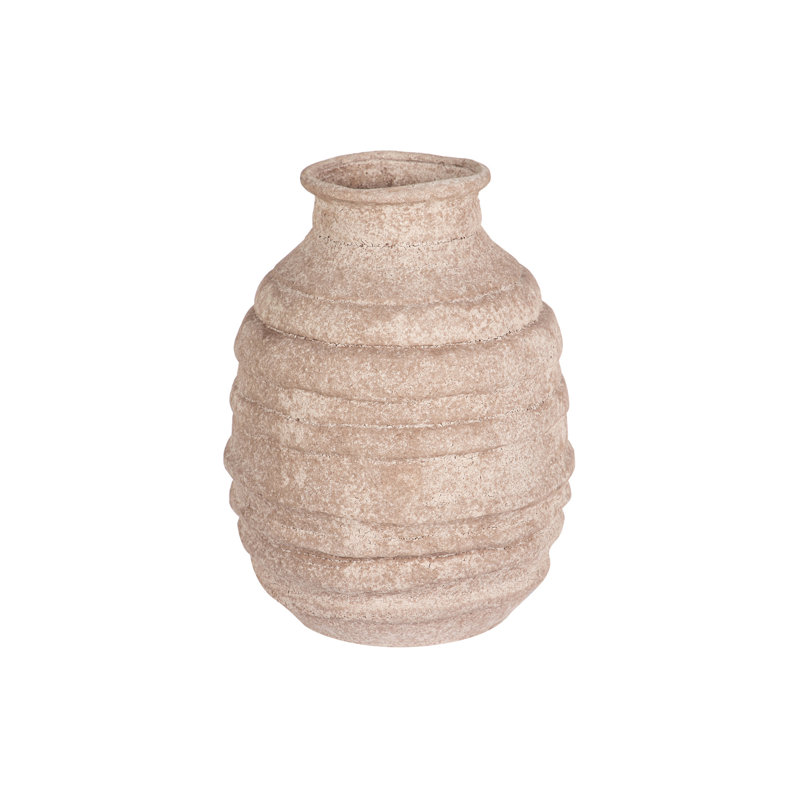 CERAMIC VASE 21X21x29 CM, Brown