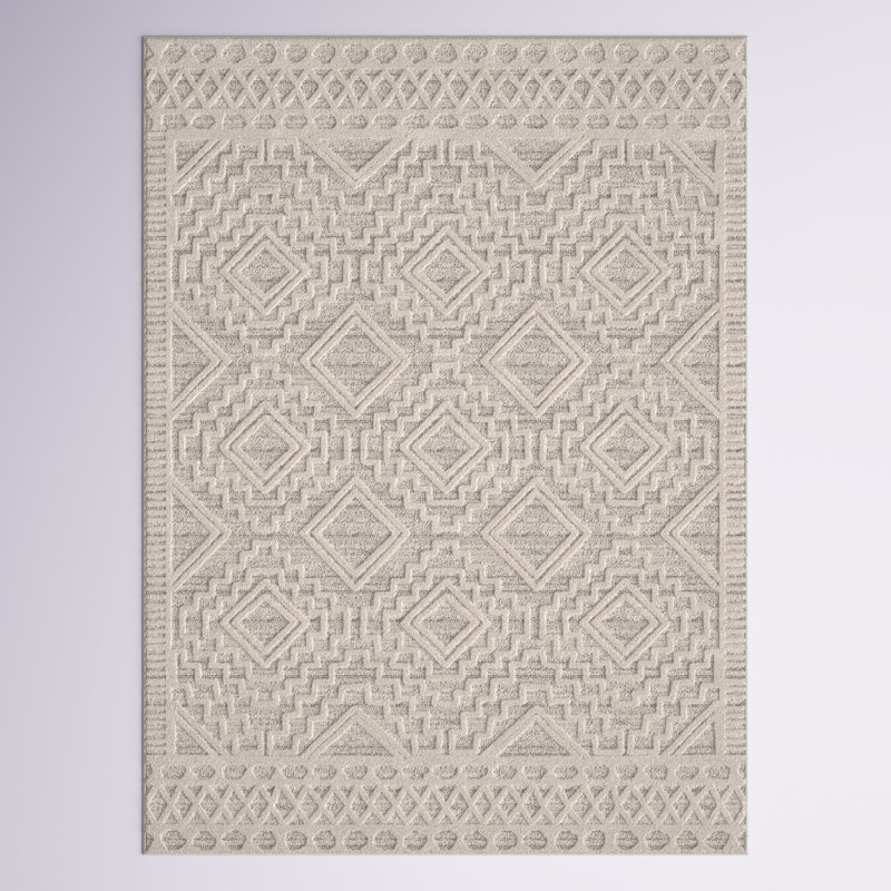 Tapis beige / crème Anabelle, Rectangle 7 pi 10 po x 10 pi