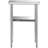 Stainless Steel Prep Table, 24 x 18 x 36 Inch, 600lbs Load Capacity Heavy Duty